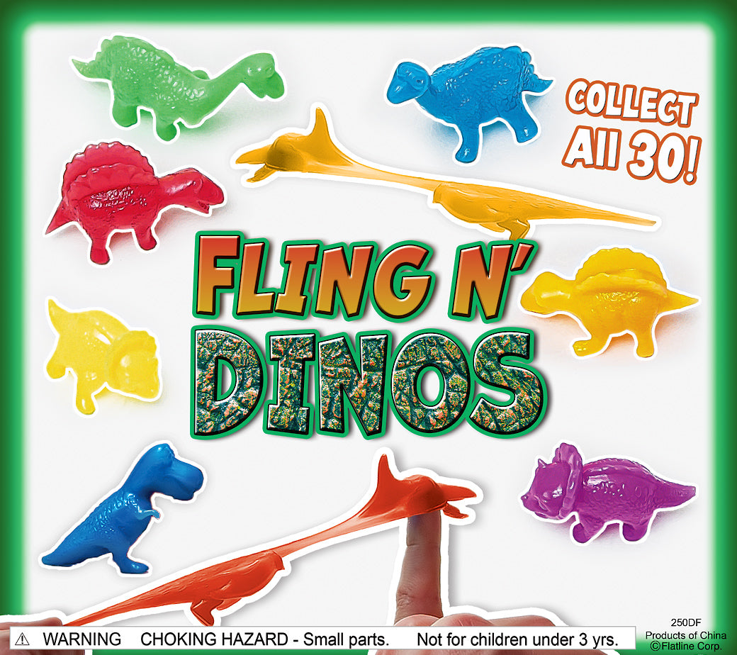 Dino Flingers Vending Capsules (2 inch) 250 ct