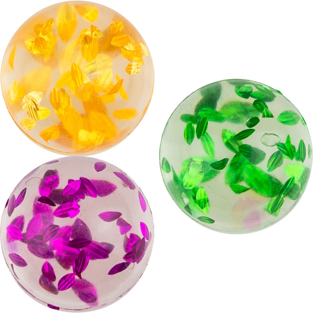 Confetti 27mm Vending Bouncy Balls