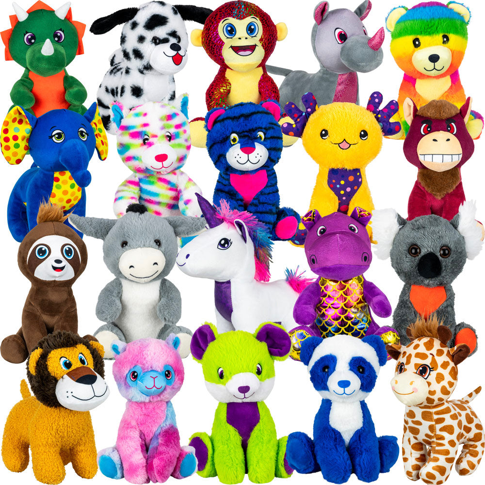 Medium Generic #27 Plush Mix (80 ct) 9-11 inch