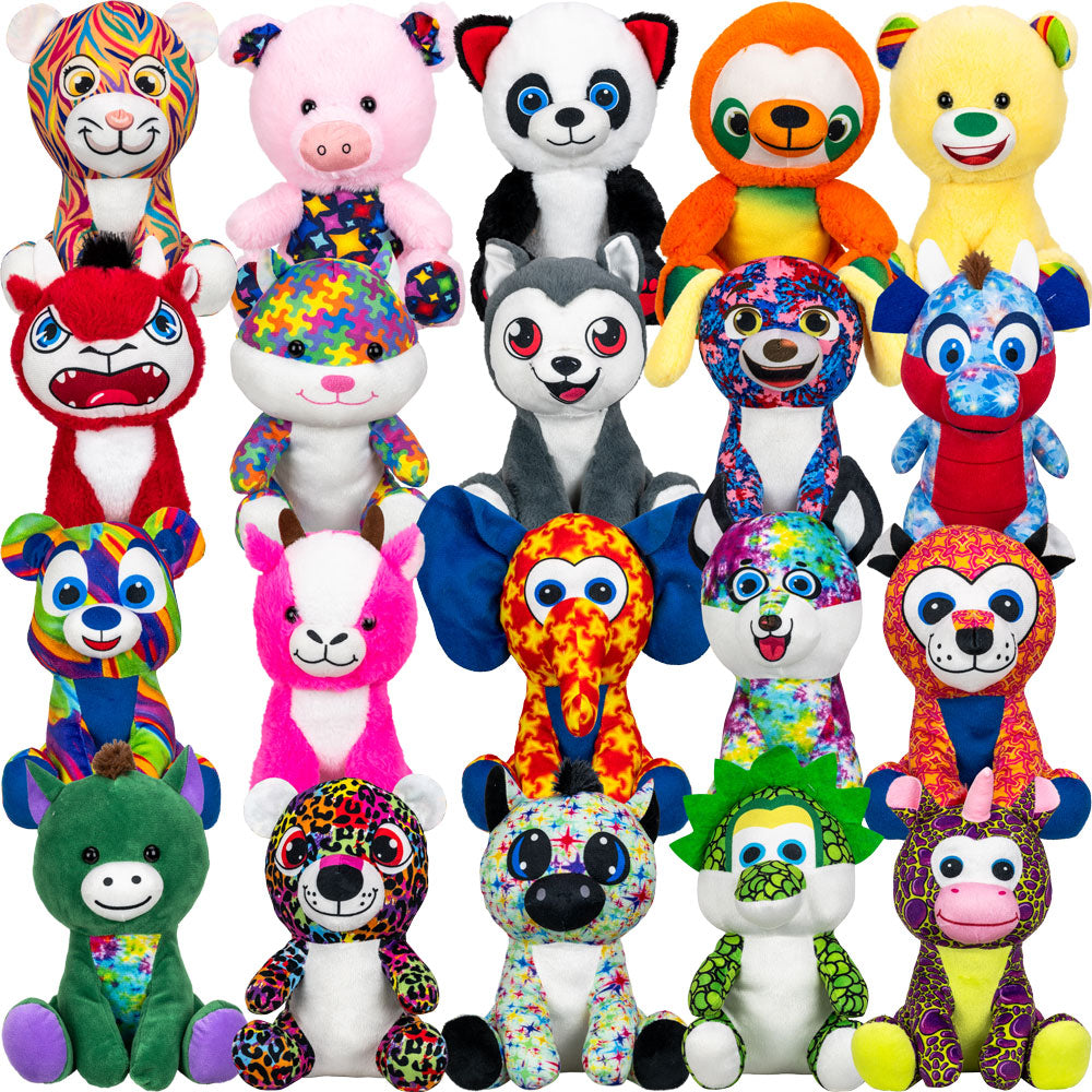 Medium Generic #31 Plush Mix (80 ct) 9-11 inch