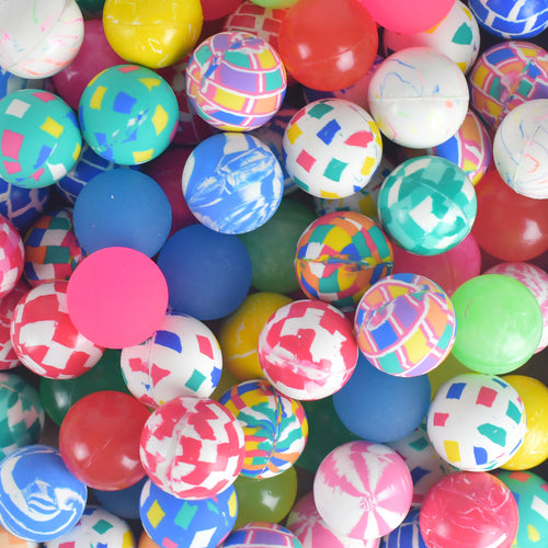 Assorted Mix 32mm Super Bouncy Balls (100 ct)