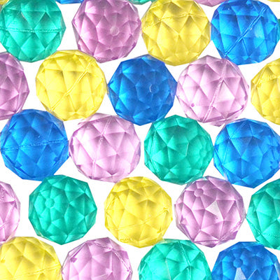 Diamond Cut 32mm Vending Bouncy Balls 100 ct