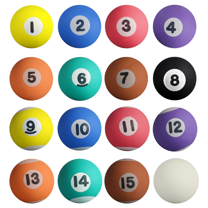 Pool Balls 45mm Vending Bouncy Balls