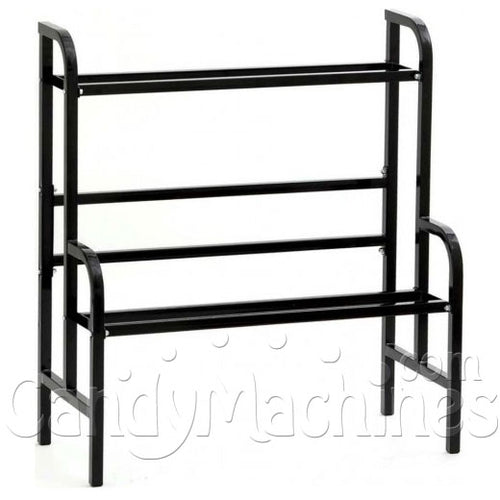 33" Black Bulk Vending Machine Rack