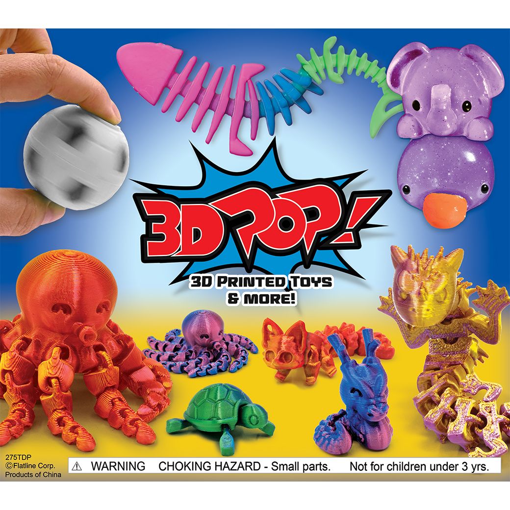 3D Toy Mix Vending Capsules (2 inch) 250 ct
