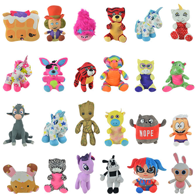 Jumbo 50% Licensed Plush Kit Mix (36 ct)