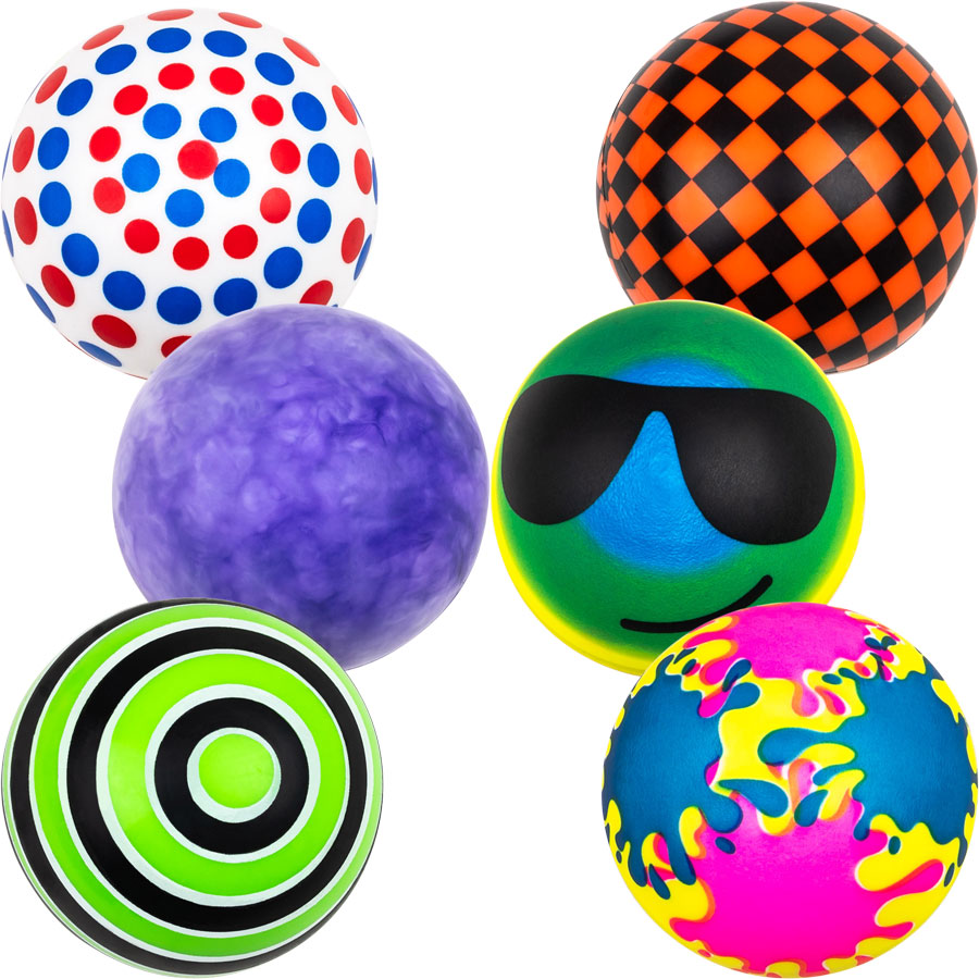 Assorted Inflatable Series 2 Vinyl Balls - 3 inch (144 ct)