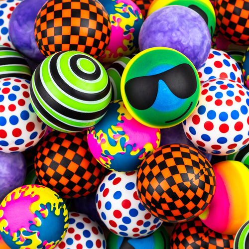 Assorted Inflatable Series 2 Vinyl Balls - 3 inch (144 ct)