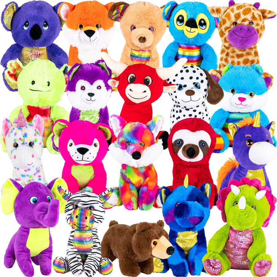 Jumbo Generic Plush #48 Mix (40 ct) 12in-14in