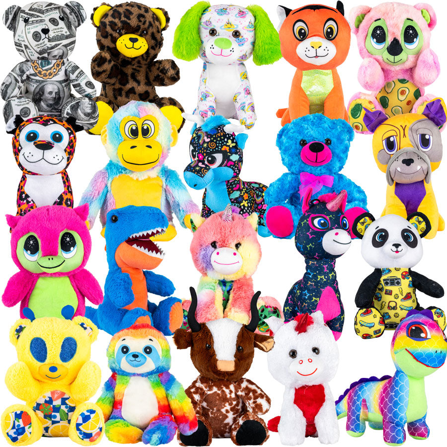 Jumbo Generic Plush #52 Mix (40 ct) 12in-14in