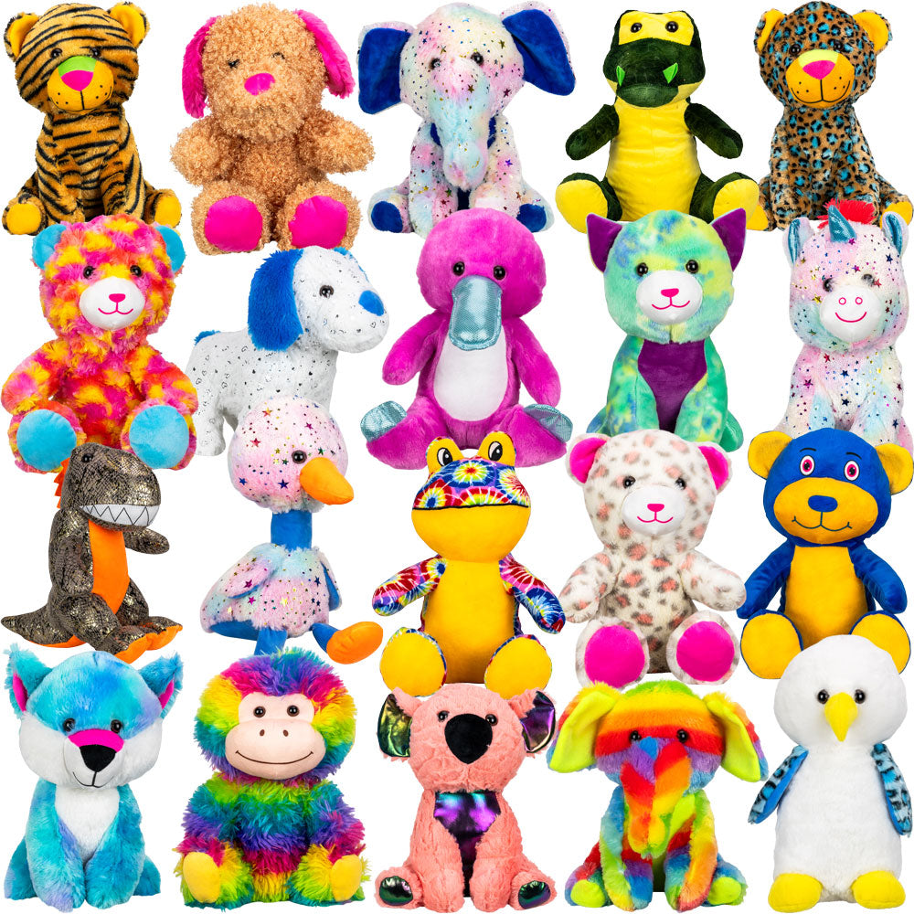 Jumbo Generic Plush #58 Mix (40 ct) 12in-14in