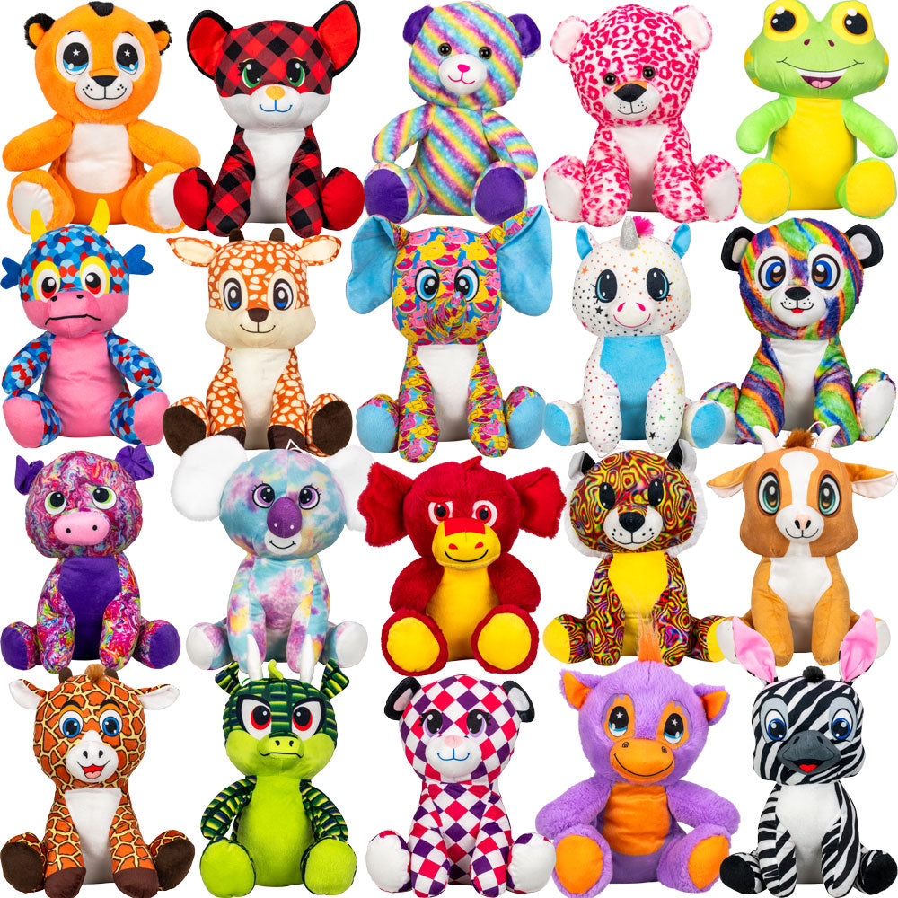 Jumbo Generic Plush #60 Mix (40 ct) 12in-14in