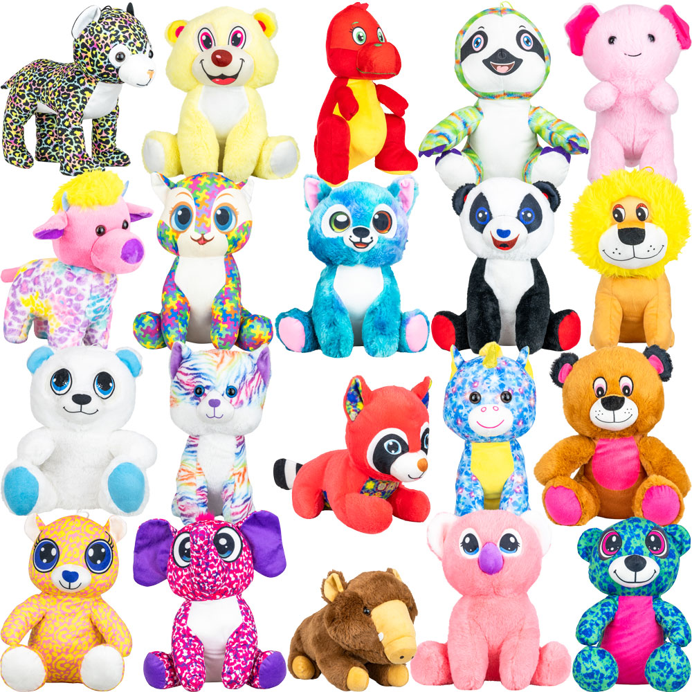 Jumbo Generic Plush #62 Mix (40 ct) 12in-14in