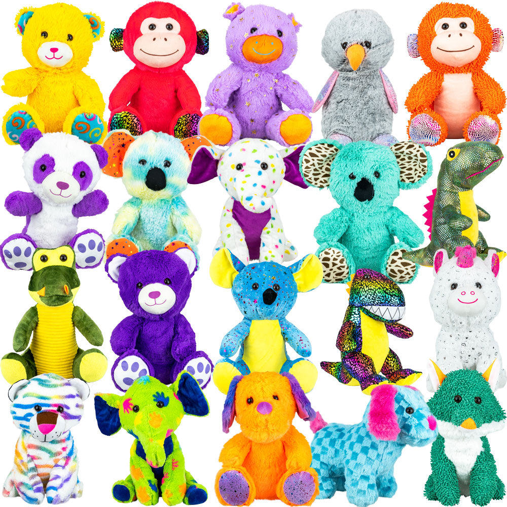 Jumbo Generic Plush #61 Mix (40 ct) 12 inch - 14 inch