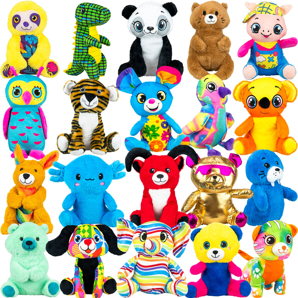 Jumbo Generic Plush #66 Mix (40 ct) 12in-14in