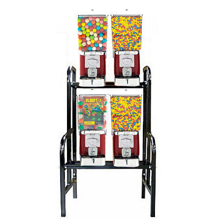 4 Machine Vending Rack - Rhino Supreme (Red)