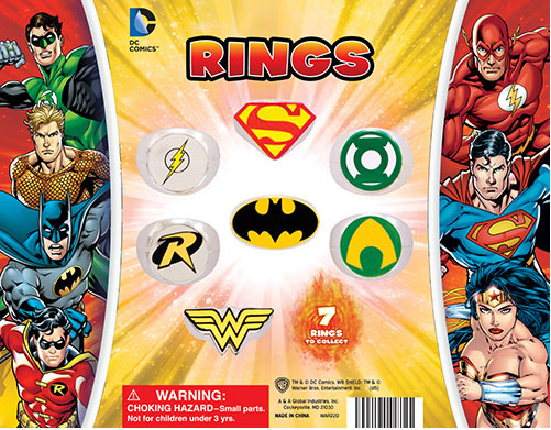 DC Comics Power Rings Vending Capsules (2-inch)