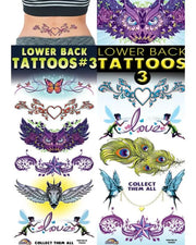 Lower Back #3 Temporary Tattoos (300 ct)