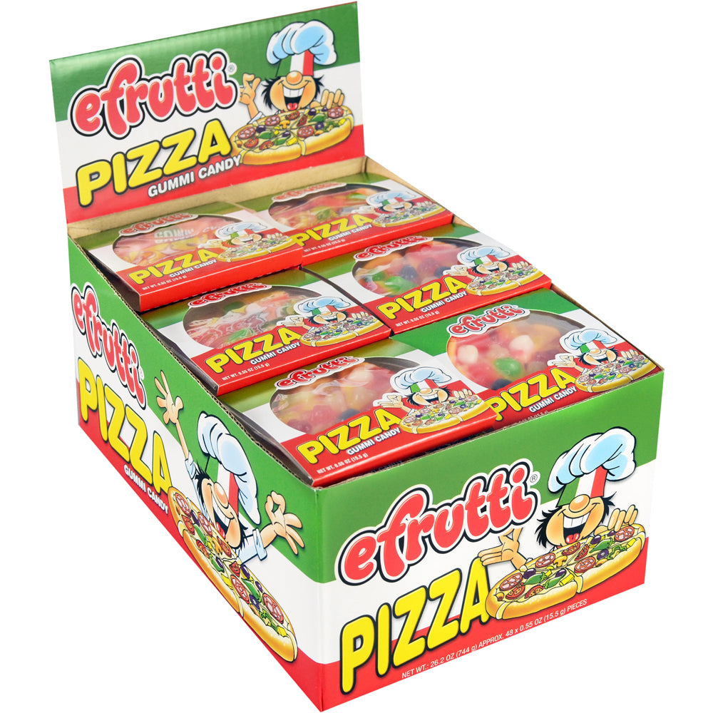 gomami EFrutti Gummi Pizza (48 ct) – CandyMachines.com