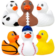 Rubber Sports Ducks 2in (50pcs)
