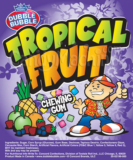 Dubble Bubble Tropical Fruit Gum Tabs (9,900 ct)
