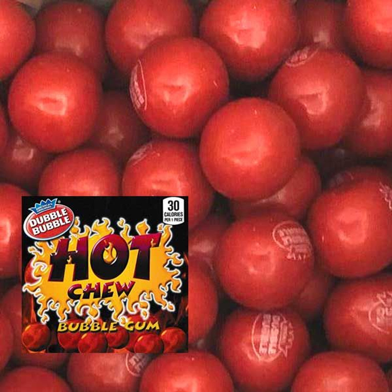 Dubble Bubble Hot Chew Gumballs, 1-inch (850 ct)