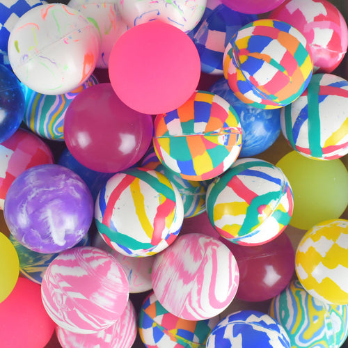 Assorted Bouncy Balls, 45mm (50 ct)