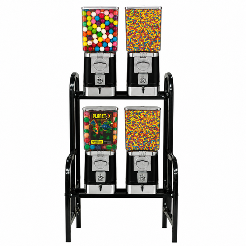 4 Machine Vending Rack - Rhino Supreme (Black)