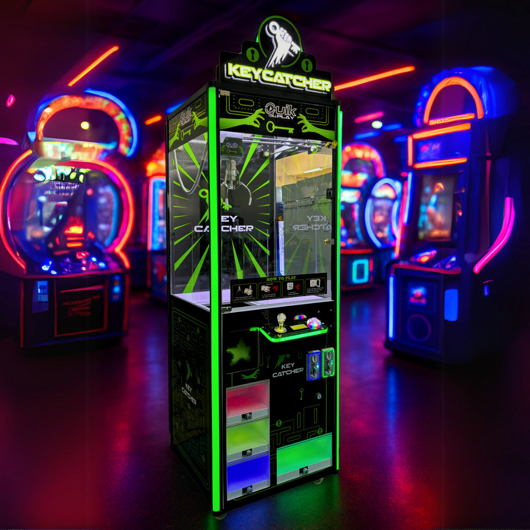 Key Catcher Locker Box Claw Machine (25-inch) – CandyMachines.com