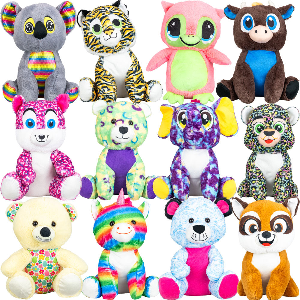 Premium Jumbo Generic Plush #17 Mix (36 ct) 12in-15in