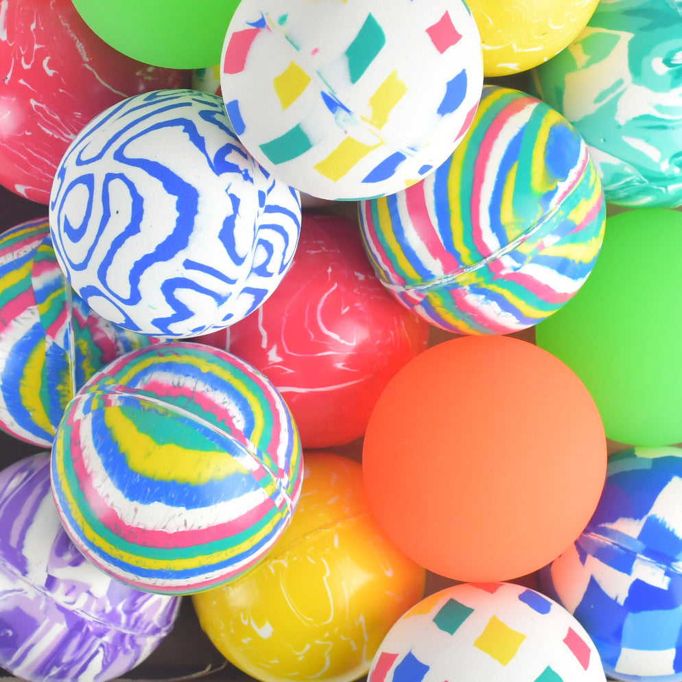 Mixed 60mm Super Bouncy Balls 25 ct
