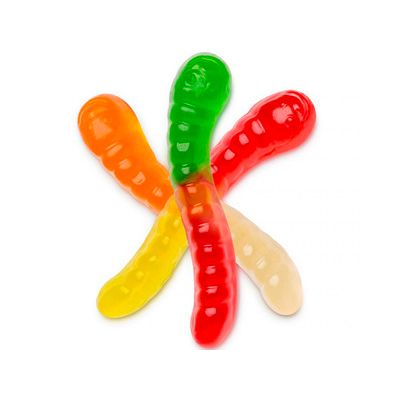Assorted Mini Bulk Gummy Worms (20 lbs)