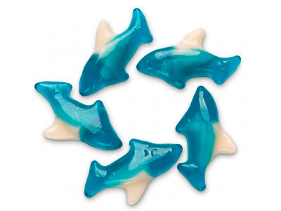 Blue Gummy Sharks Bulk Candy (20 lbs)