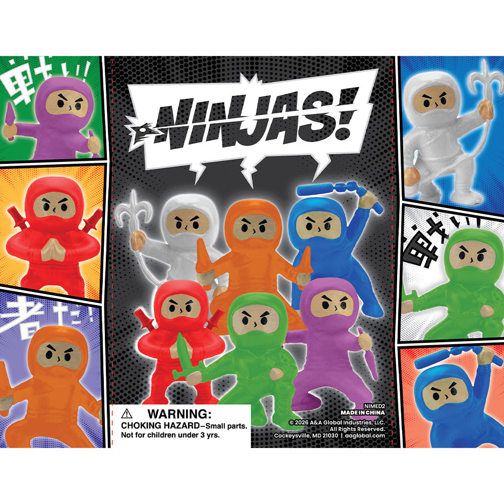 Ninja Fighters Figurines Bulk Vending Toys 1-Inch