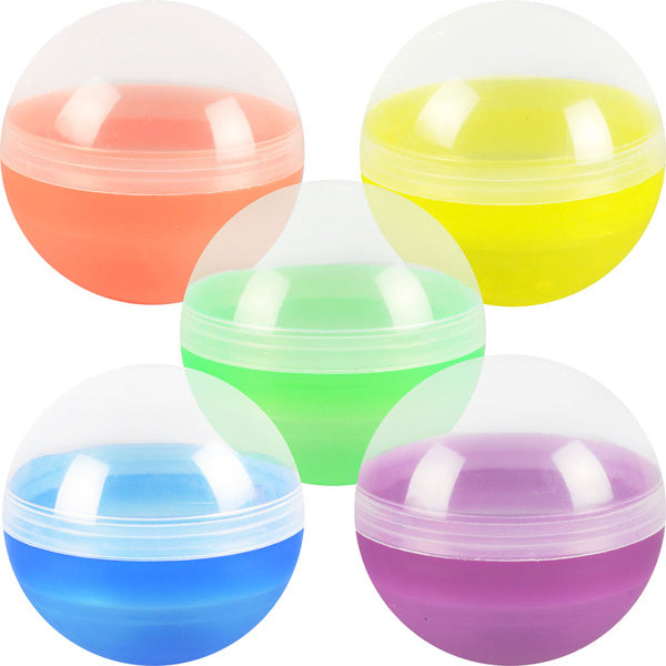 2.75 inch (70mm) Empty Round Capsules (Assorted Colors) 500 ct