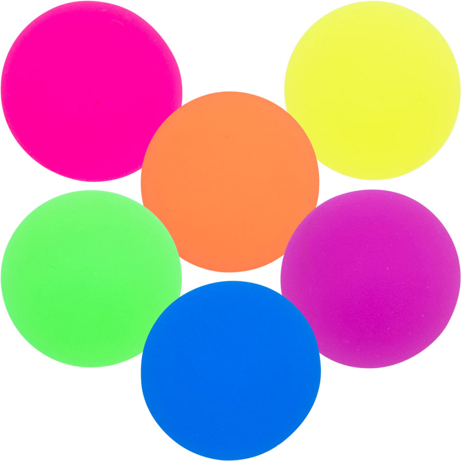 75mm (3 inch) Frosty Bouncy Balls (12 ct)