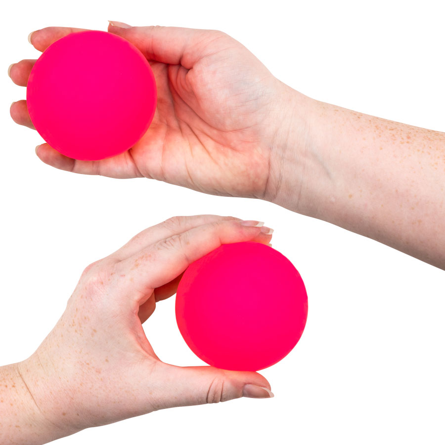 75mm (3 inch) Frosty Bouncy Balls (12 ct)