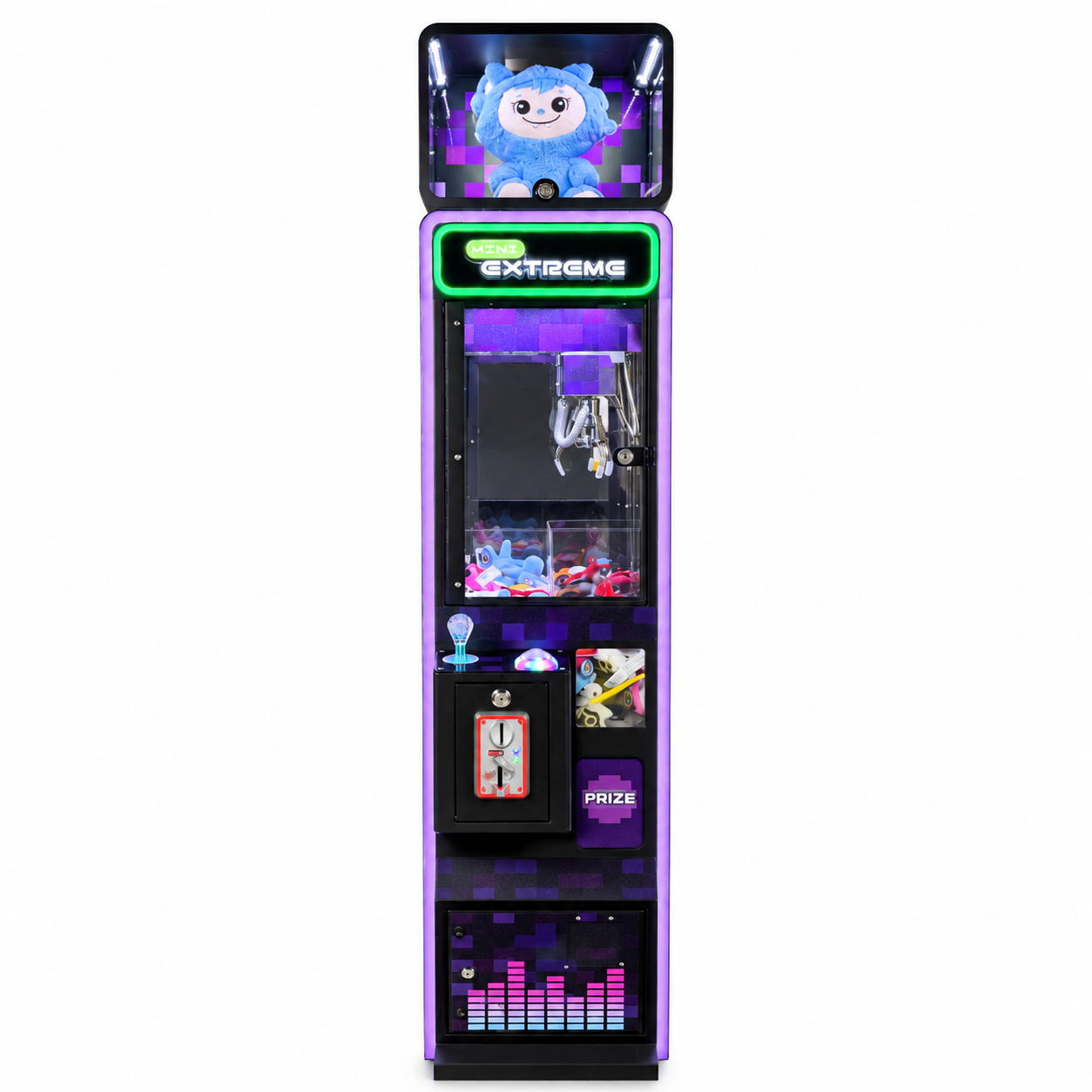 8 Bit Black Mini EXTREME - Super Mini Extreme Claw Machine