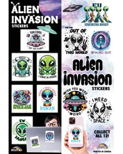 Alien Invasion Stickers (300 ct)