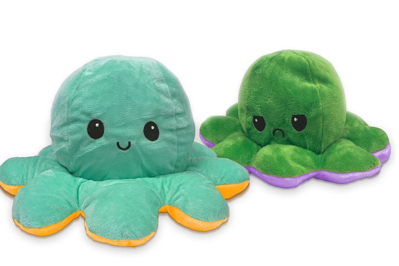 Reversible Plush Octopus (75 ct) 7 inch