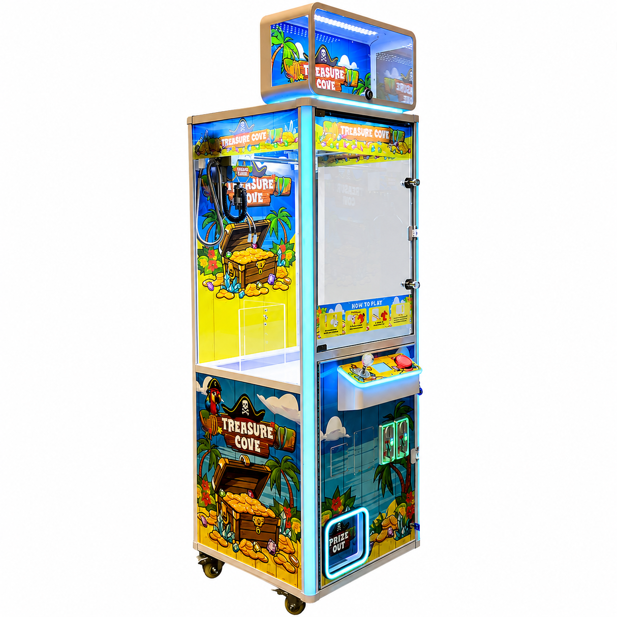 Treasure Cove Mega Treasure Claw Machine (22-inch)