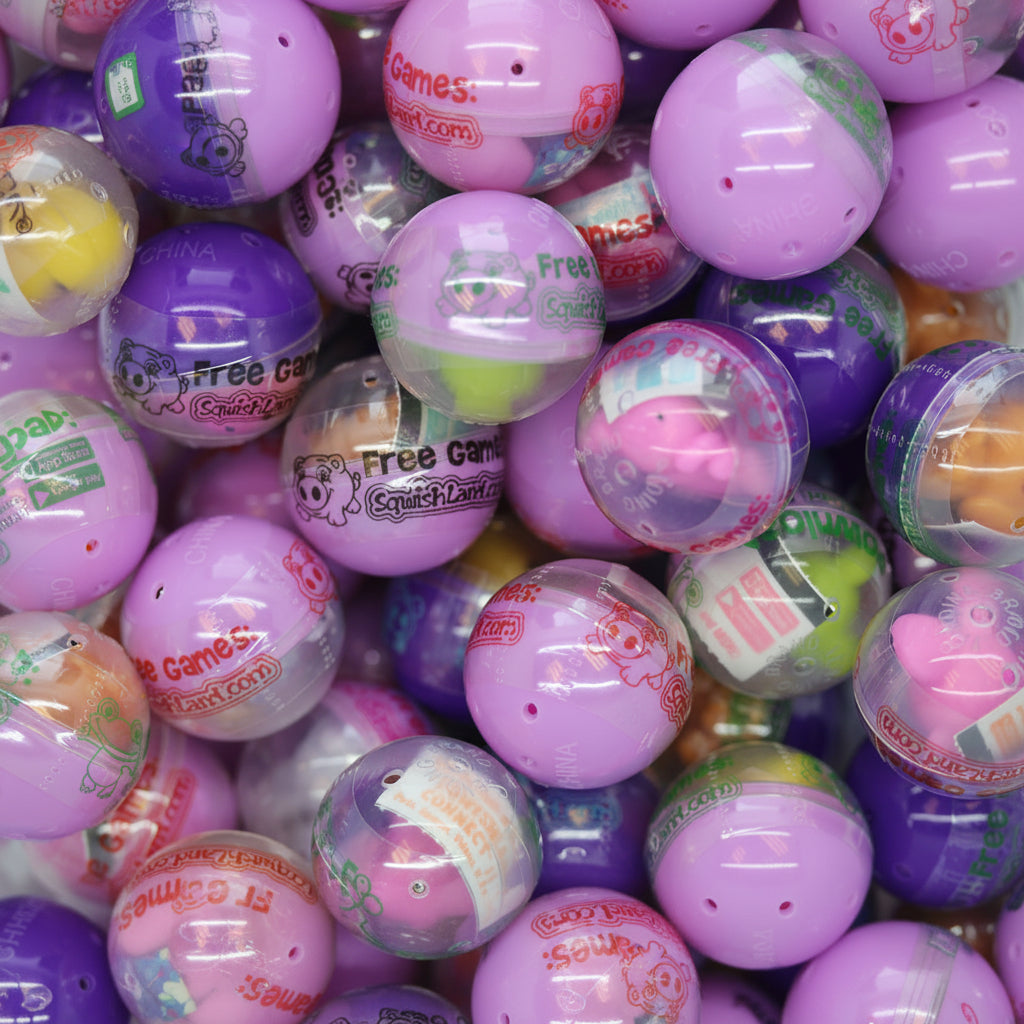 Glow in the Dark Sqwishland City Vending Capsules, 1-inch (250 ct)