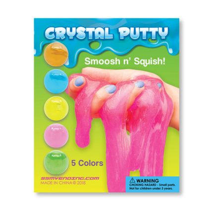 Crystal Putty Vending Capsules (1 inch) 250 ct