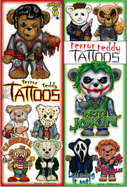 Deady Bears Temporary Tattoos (300 ct)