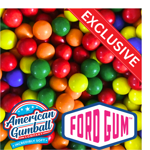 Ford Gum American Gumball Company Assorted Gumball Mix, 1-inch (1080 ct)