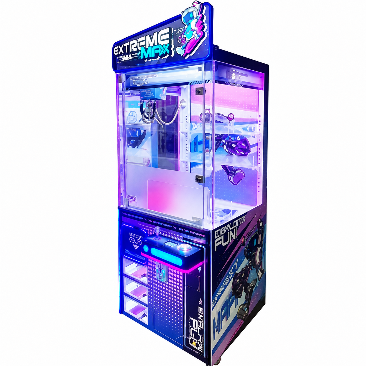 Extreme MAX with Locker Box Claw Machine (31-inch )