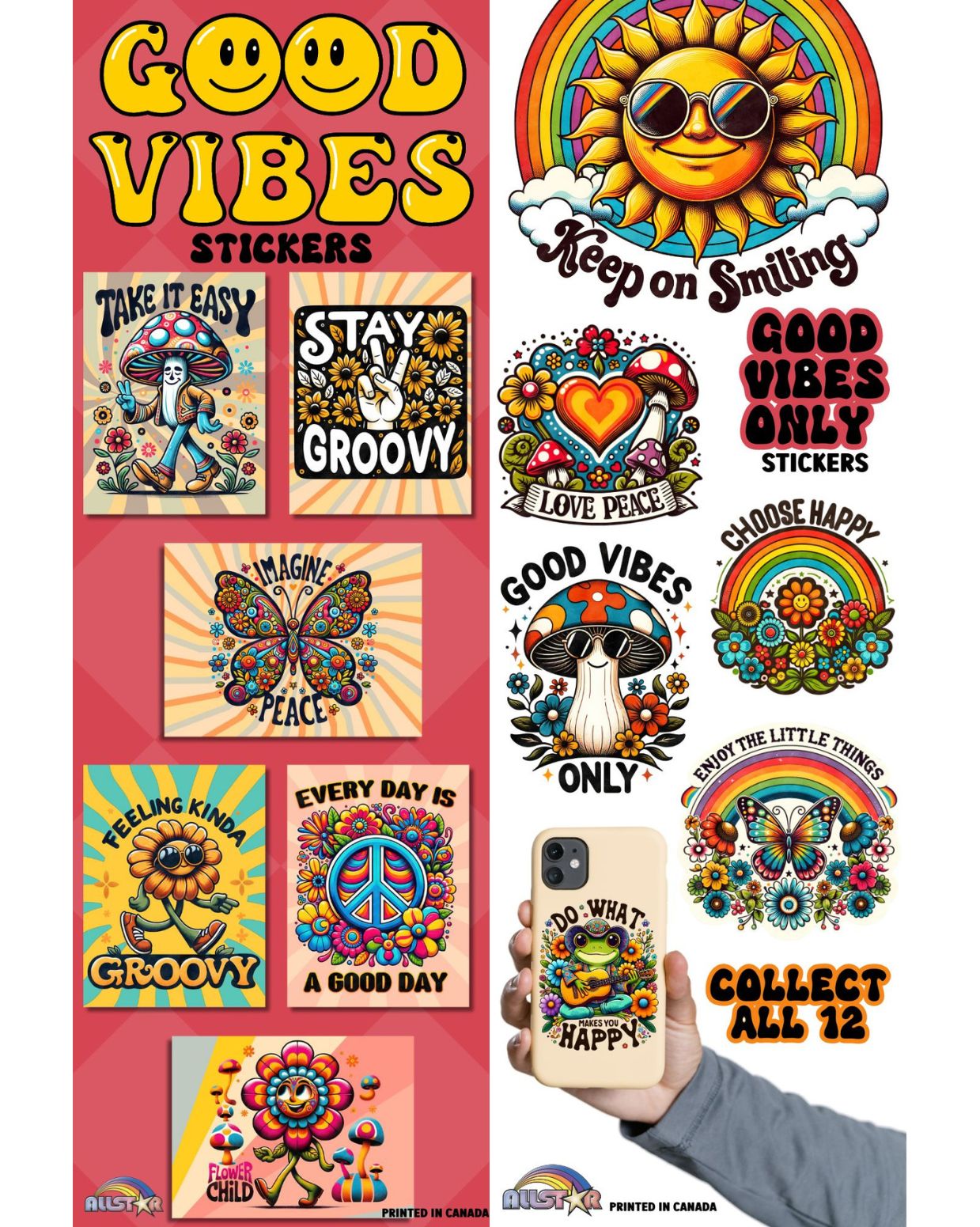 Good Vibes #2 Stickers (300 ct)