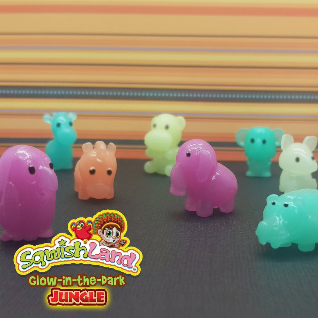 Sqwishland Glow In The Dark Jungle 1 Inch (250 Ct)