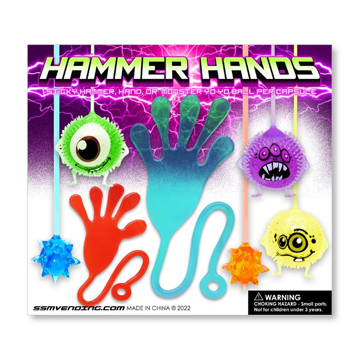 Hammer Hands Vending Capsules (2 inch) 250 ct