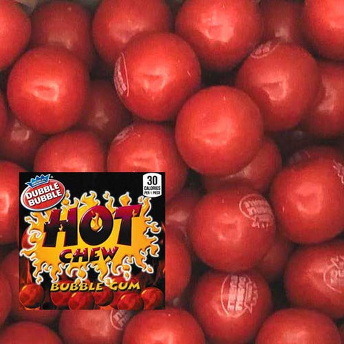 Dubble Bubble Hot Chew Gumballs, 1-inch (850 ct)